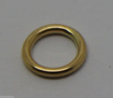 9ct or 18ct Yellow/White/Rose Gold SOLDERED JUMP RING MANY SIZE 2pk/5pk