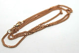 Genuine 9ct Rose Gold Curb Necklace / Chain 4 grams 45cm *Free express post
