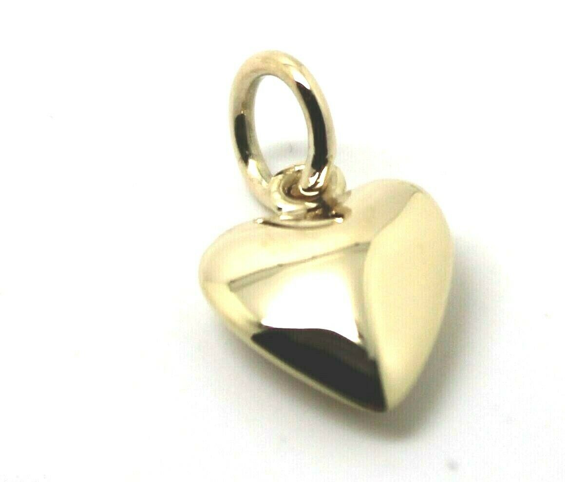 Kaedesigns Genuine 9ct Yellow or Rose or White Gold Heart Charm or Pendant