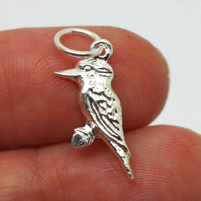 Kaedesigns New Sterling Silver Solid Kookaburra Pendant / Charm