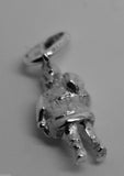 Sterling Silver Christmas Santa Claus Charm Or Pendant