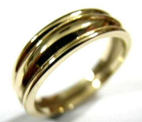 Kaedesigns, New 9ct 9kt Full Solid Yellow, Rose Or White Gold Ridged Heavy Dome Ring