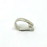 Genuine 9ct Yellow or White Gold or Sterling Silver Enhancer Bale Clasp 13mm with loop