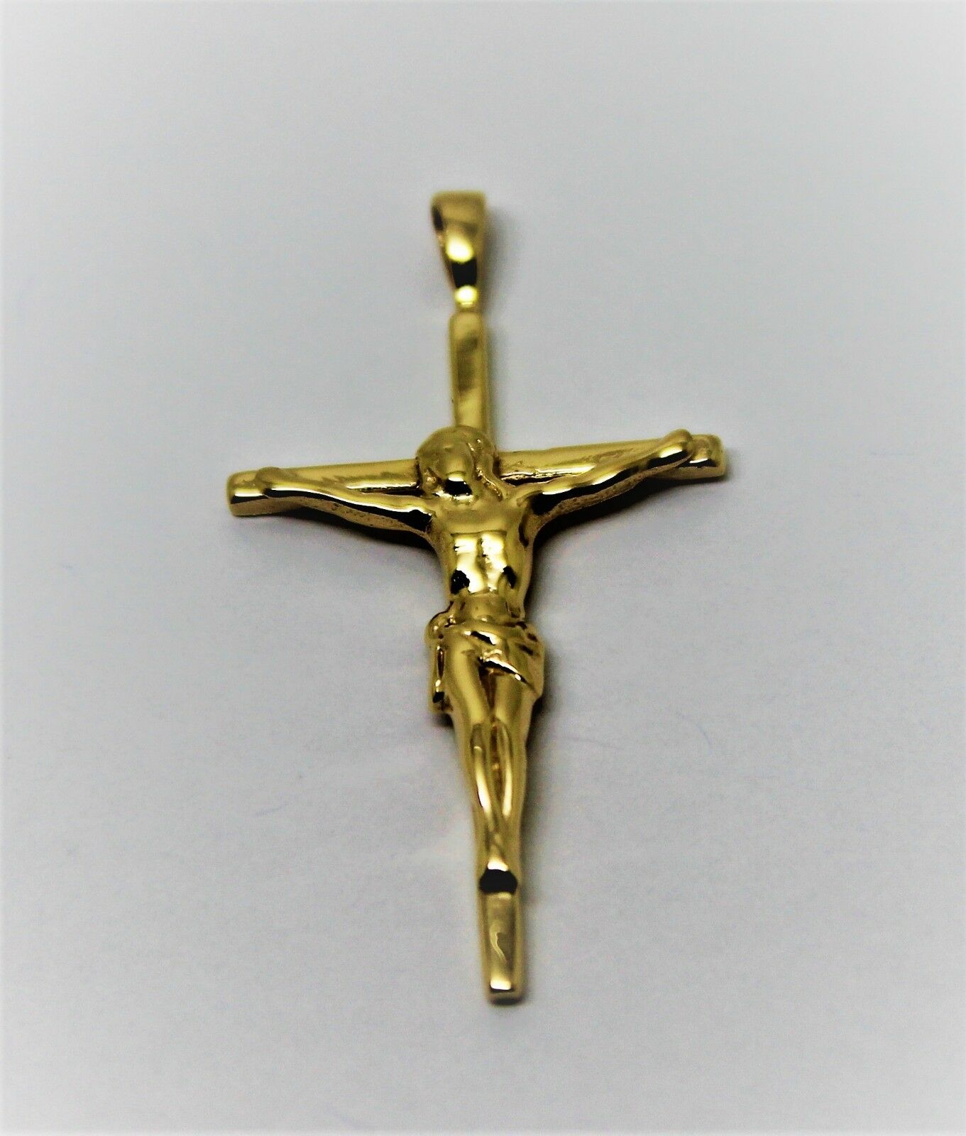 Genuine 9ct Yellow or Rose or White Gold or Sterling Silver Crucifix Cross pendant