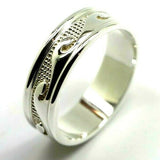 Kaedesigns New Genuine Sterling Silver 925 Surf Wave Ring Size Z + 5