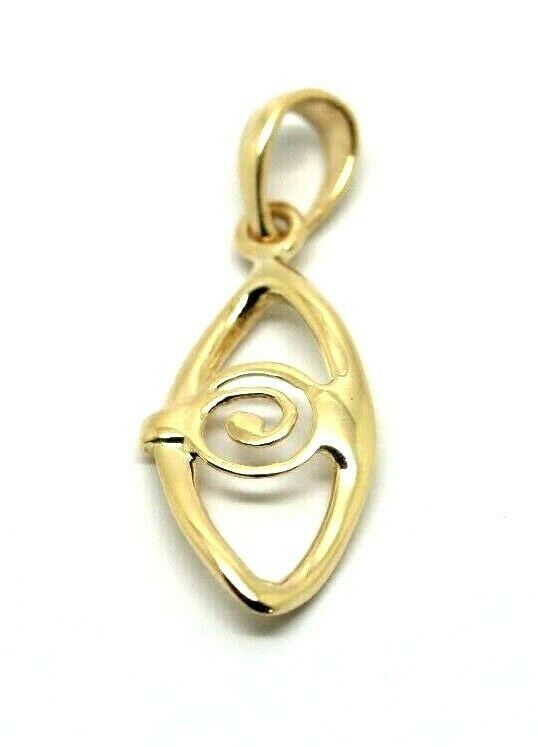 New 9ct 9k Yellow, Rose or White Gold Dangle Drop Pendant with Bale