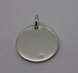 Kaedesigns, Genuine Solid Sterling Silver Initial Pendant - All Letter Available