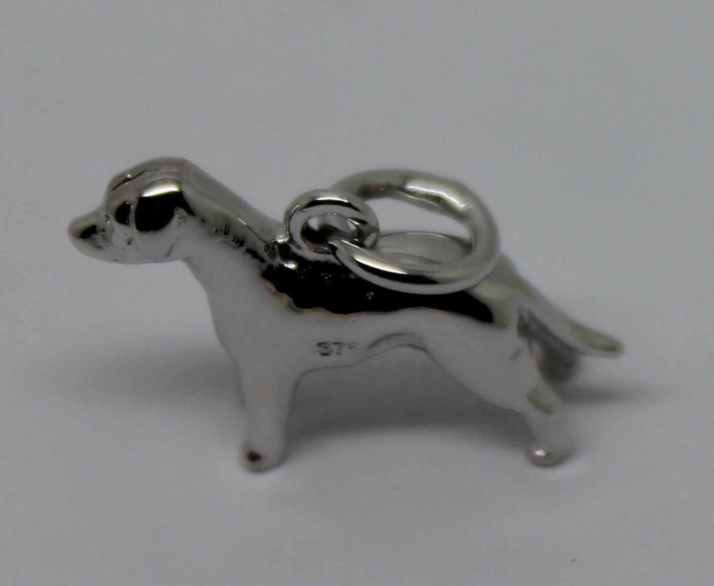 Kaedesigns, New 3D 9ct 375 Yellow Or Rose Or White Gold Dog Charm Or Pendant