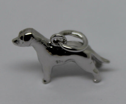 Kaedesigns, New 3D 9ct 375 Yellow Or Rose Or White Gold Dog Charm Or Pendant