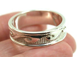 Kaedesigns New Genuine Sterling Silver 925 Surf Wave Ring Size Z + 5