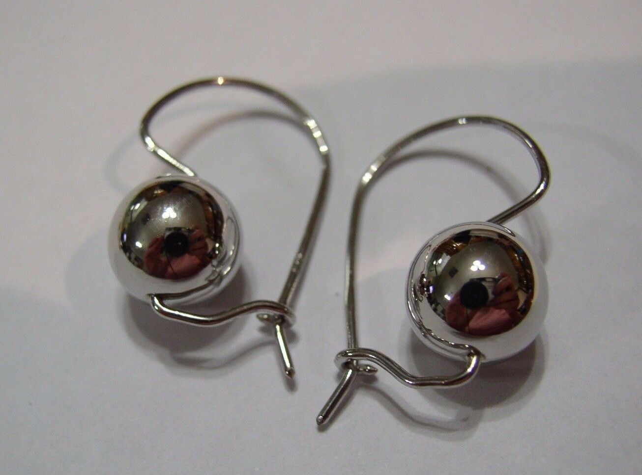 Genuine Sterling Silver 925 8mm Ball Earrings