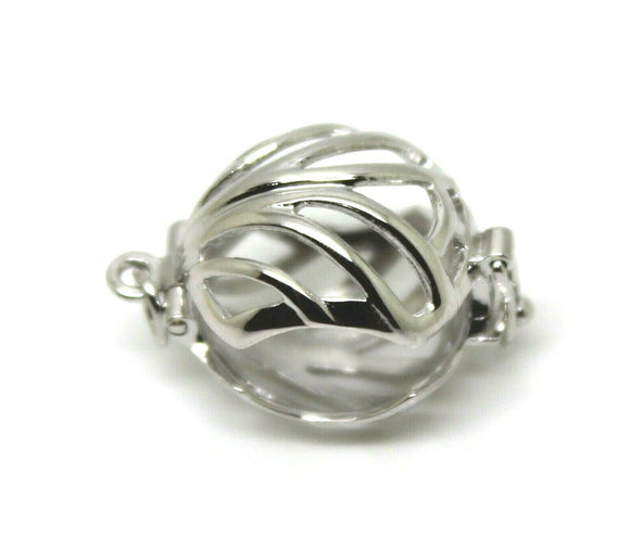 Sterling Silver Filigree Cage Open+Close Hinged Feature 10.5mm, 12mm, 13.5mm, 15mm Pendant Enhancer
