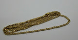 Genuine 9ct Yellow Gold Kerb Curb Chain Necklace 55cm