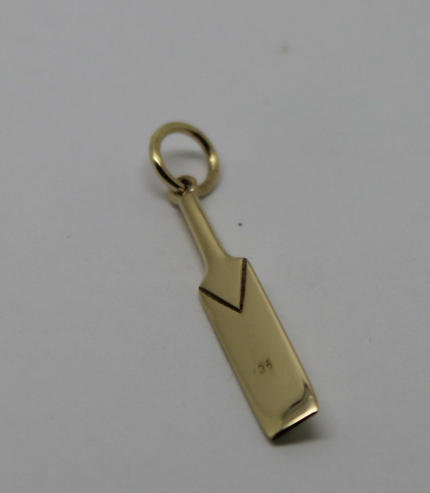 Kaedesigns Solid 9ct Yellow, Rose Or White Gold Large Size Cricket Bat Pendant Charm