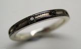 Solid New Sterling Silver 925 Black Stone Dress Ring *Free Express Post In Oz*