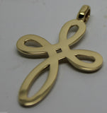 Kaedesigns, Large 9ct Yellow Or Rose Or White Gold Fancy Celtic Cross Pendant 402