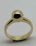Kaedesigns New Genuine Size N 9ct 9kt Yellow, Rose or White Gold 10mm Full Ball Ring