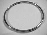 Kaedesigns New 9ct Yellow, Rose, or White gold 3mm wide Hollow GOLF bangle 70mm diameter