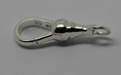 Sterling Silver 925 Ball Swivel Clasp 19mm, 22mm Or 24mm