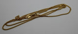 Genuine 9ct Yellow Gold Kerb Curb Chain Necklace 50cm 4.1 grams