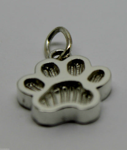 Kaedesigns New Heavy Genuine Sterling Silver 925 Dog Animal Paw Print Pendant