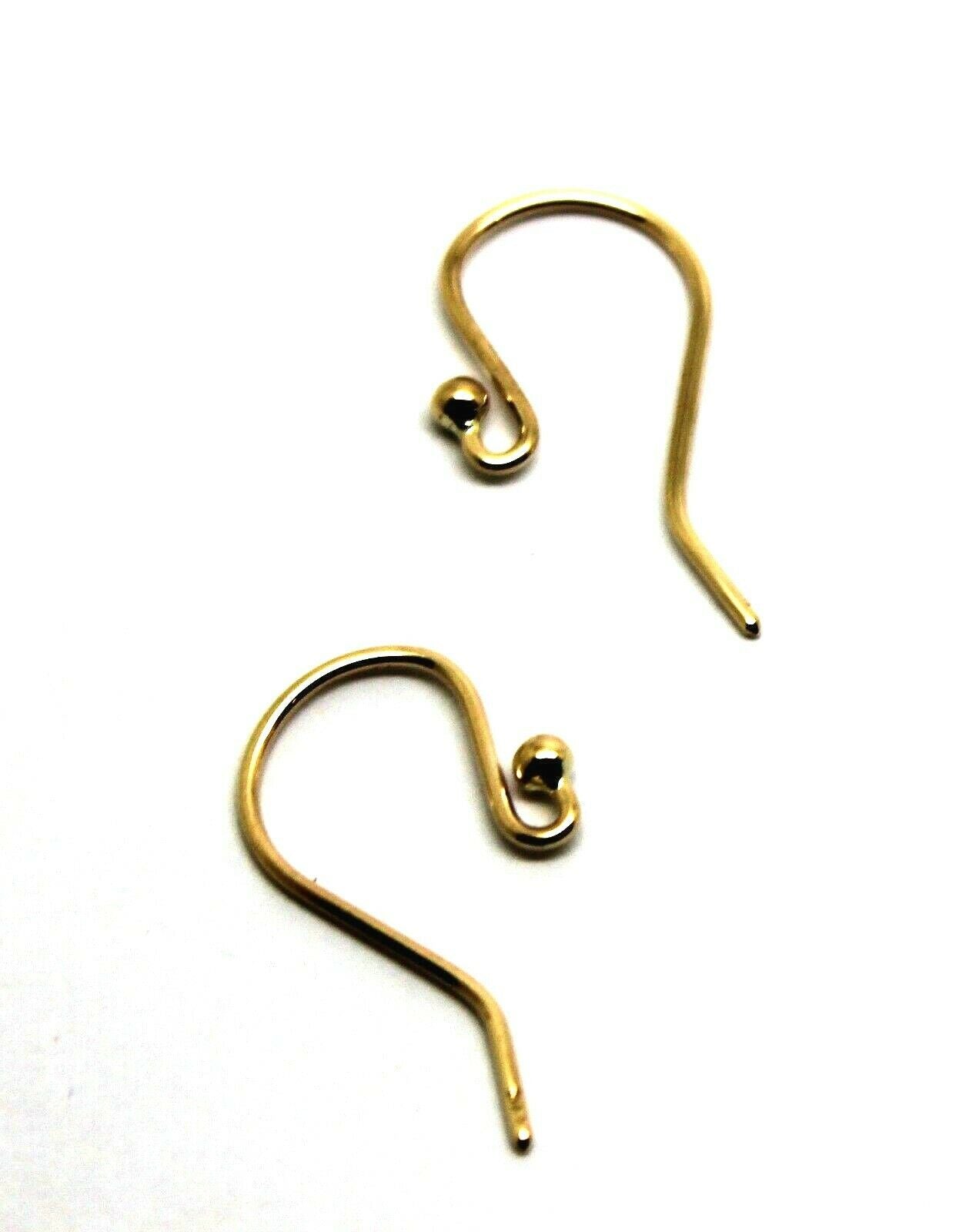 18ct 750 Yellow Gold Shepherd Hooks To Make You Own Earrings!