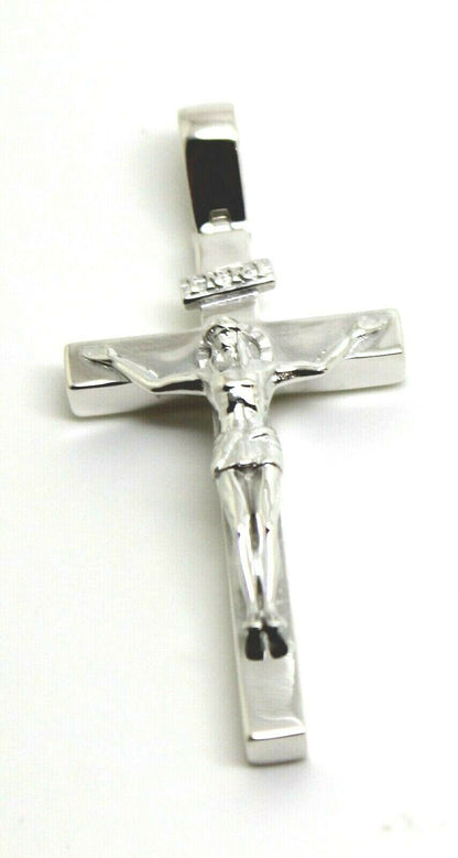 Genuine Large Heavy Sterling Silver 925 Crucifix Cross Pendant