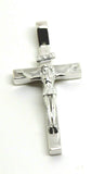 Genuine Solid Large Heavy Sterling Silver Crucifix Cross Pendant