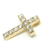9ct 9k Hallmarked 375 Yellow Gold Cubic Cross Pendant *Free Express Post In Oz**