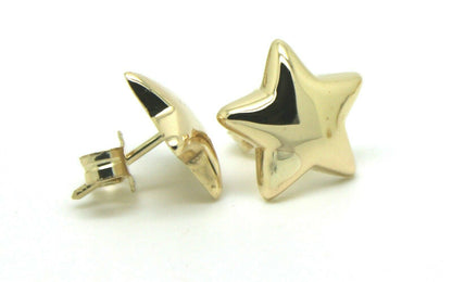 Kaedesigns, 9ct Yellow Or White Or Rose Gold Bubble Drop Star Stud Earrings