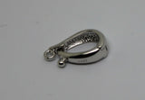 Sterling Silver Pearl Enhancer Bail Clasp Large 15mm *Free post in oz