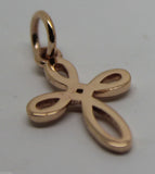 Kaedesigns New Small 9ct 9K Delicate Yellow, Rose or White Gold Celtic Cross Pendant
