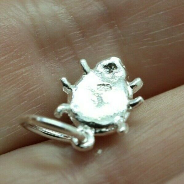 Kaedesigns New Sterling Silver Solid Ladybird Beetle Pendant / Charm