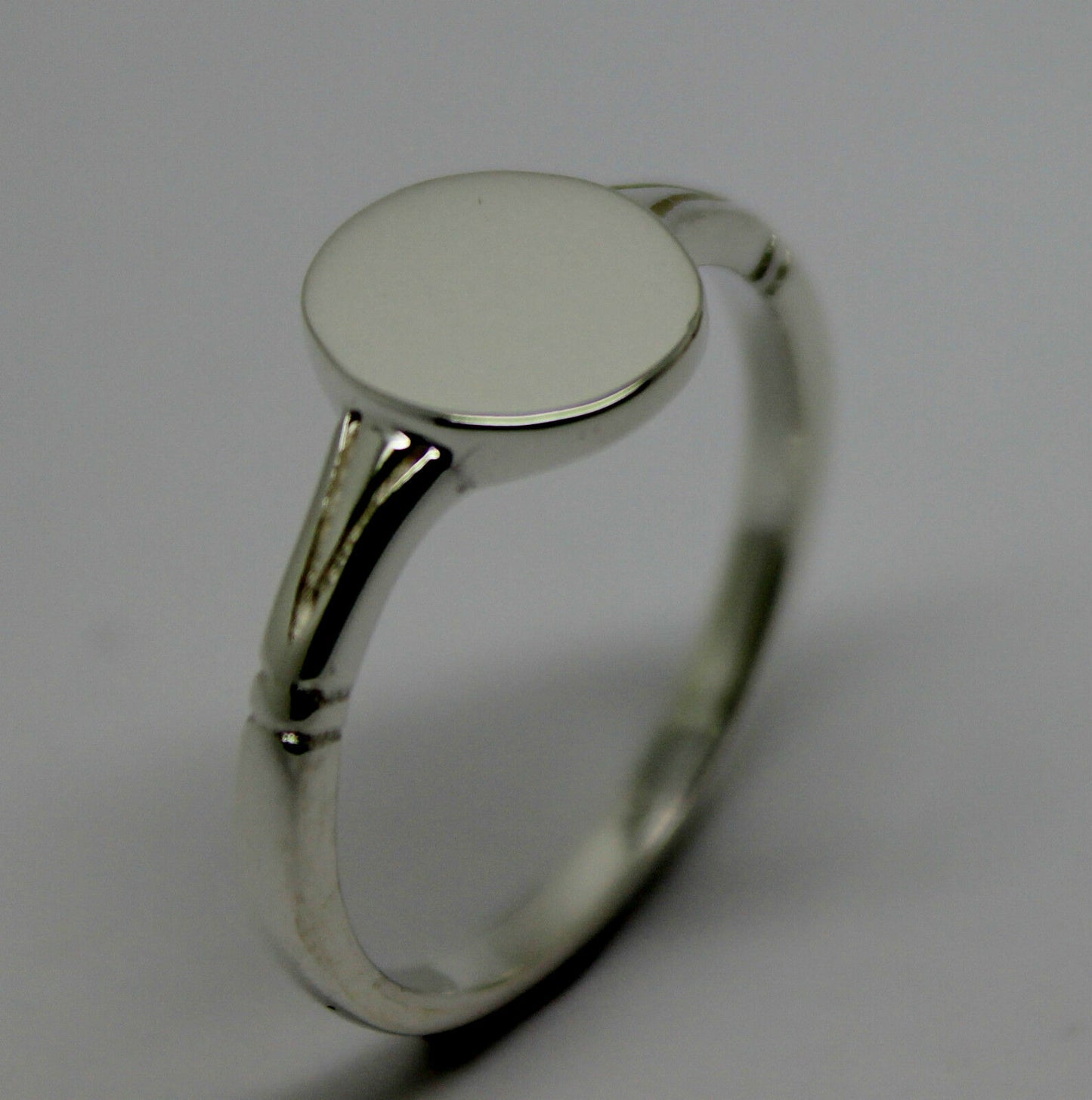 Kaedesigns New Size R Solid Sterling Silver 925 Oval Signet Ring