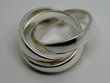 Kaedesigns New Sterling Silver Heavy Ring 5mm Size 6 / M Russian Wedding Band