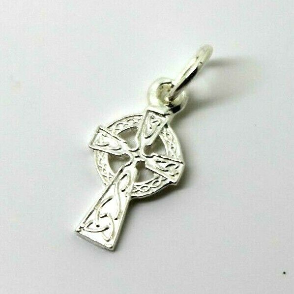 Sterling silver 925 small lightweight sterling silver cross charm + jump ring