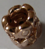 Kaedesigns, Genuine 9ct Yellow Or Rose Or White Gold Swirl Bead Charm