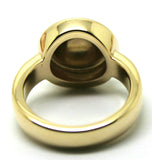 Size N1/2 Genuine Solid 9ct Yellow Gold Heavy Half Ball Ring