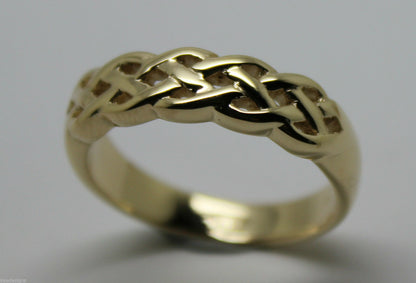 Kaedesigns,Genuine 9ct White, Rose Or White Gold Large Celtic Ring In Your Size