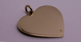 Solid Genuine 9ct 9kt Rose, Yellow Or White Gold / 375, Large Heart Shield Pendant
