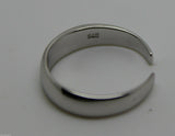 Kaedesigns New Genuine Solid 925 Sterling Silver Plain Toe Ring 333