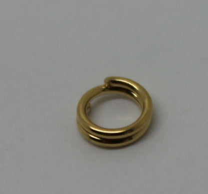 Kaedesigns New 9ct Yellow Gold Split Ring Sizes 5mm Or 6mm Or 7mm