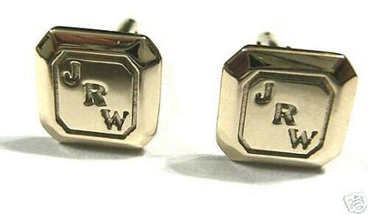 Genuine 9ct 9K Custom Made Heavy Cufflinks Yellow, Rose or White Gold Full Solid