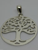 New Genuine Heavy Solid Sterling Silver 925 Tree Of Life Large Oval Pendant - Free Express Post In Oz