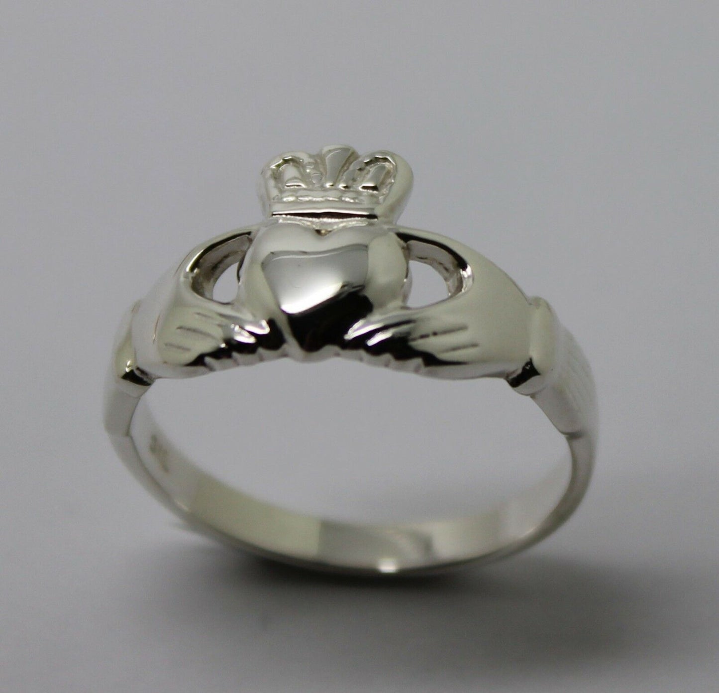 SIze N Genuine Sterling Silver Irish Claddagh Ring