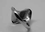 Size K - Solid Sterling Silver 925 Fancy Swirl Dome Ring *Free Express Post In Oz*