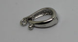 Sterling Silver Pearl Enhancer Bail Clasp Large 15mm *Free post in oz