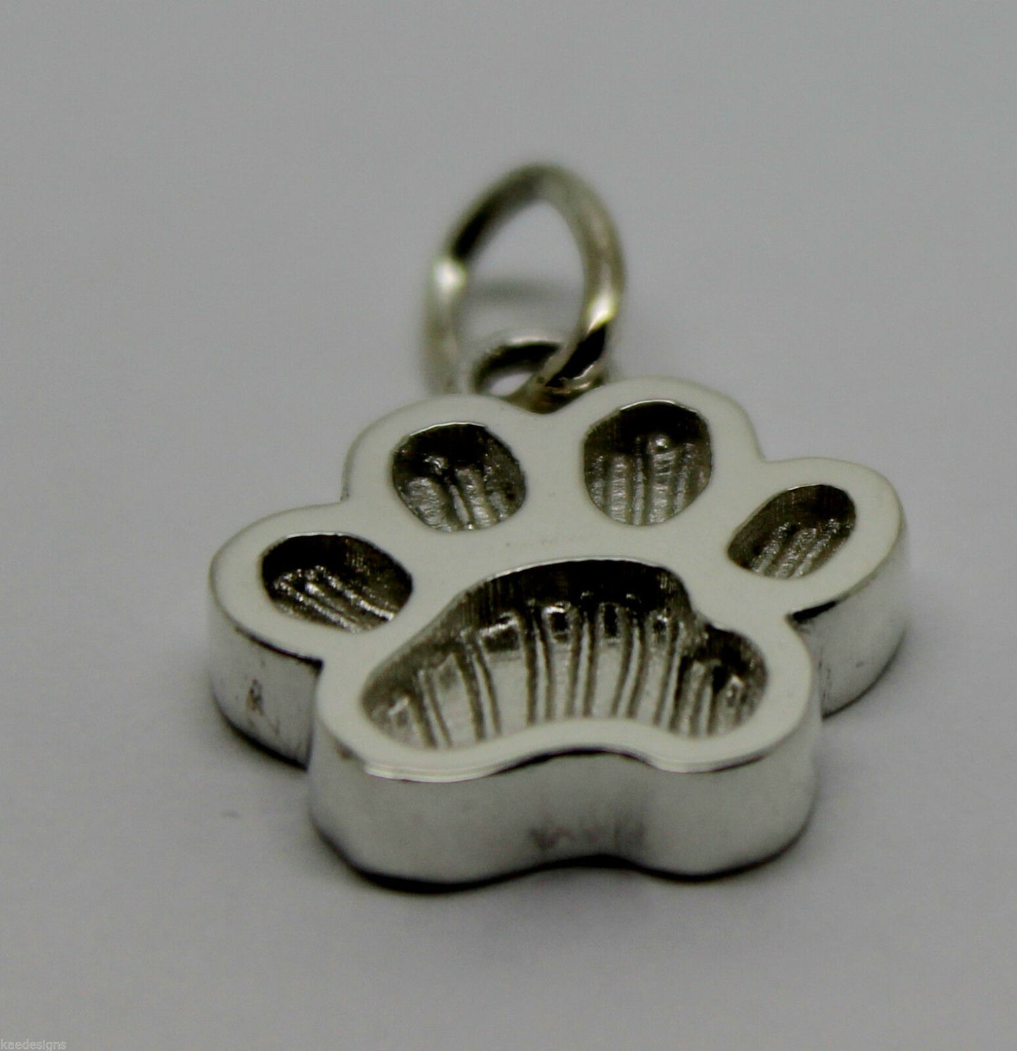 Kaedesigns New Heavy Genuine Sterling Silver 925 Dog Animal Paw Print Pendant