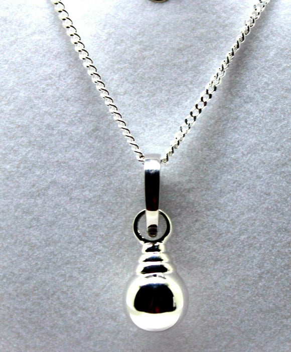 Crane hook necklace sterling silver