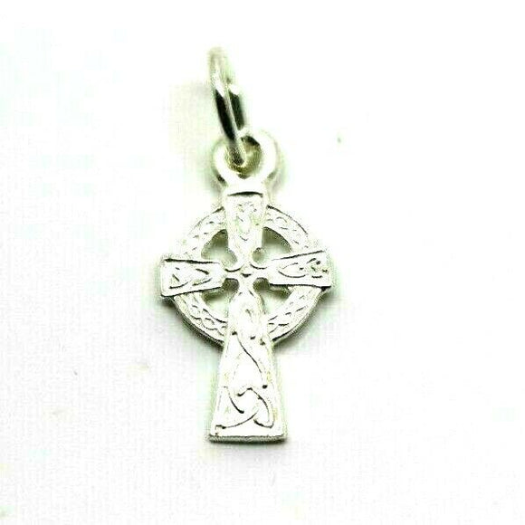 Sterling silver 925 small lightweight sterling silver cross charm + jump ring